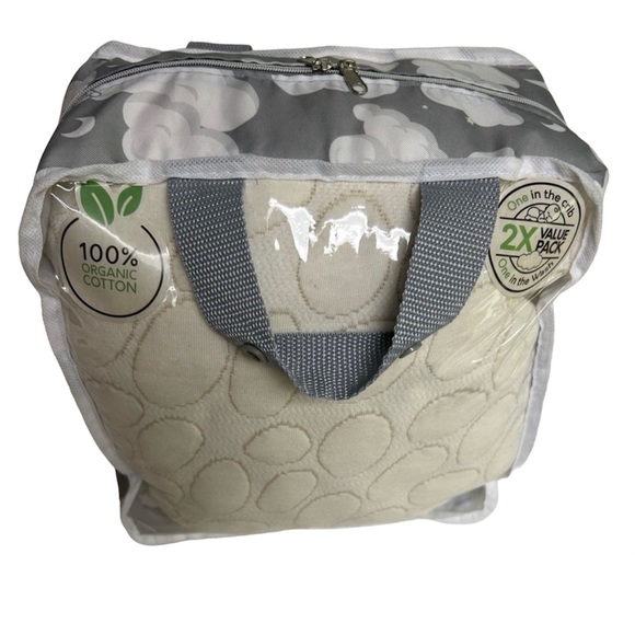 My Little Nest Other - EUC. My little nest - organic waterproof crib mattress cover - set of 2